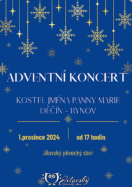 Adventní koncert 1. 12. 2024 Děčín - Bynov